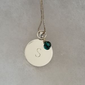 Initial necklace
